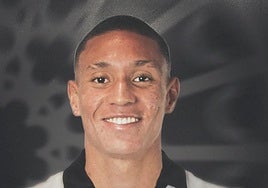 Mateo Mejía, nuevo delantero del Burgos CF.