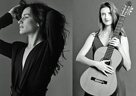 Alba Roben (izda.) y Raquel del Pino