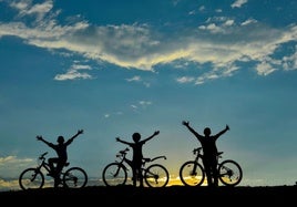 Imagen de una de las rutas en bici de Rural Forks.