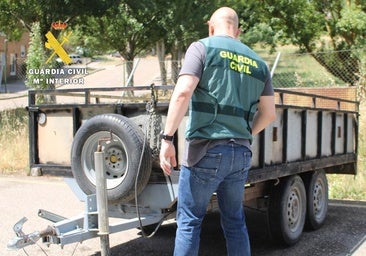 La Guardia Civil recupera en Burgos un remolque robado en La Rioja