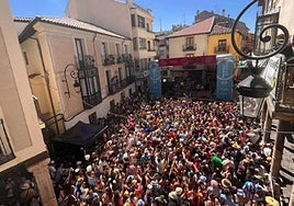 Concierto en la Plaza del Trigo en Aranda de Duero, en un pasada edición del Sonorama.
