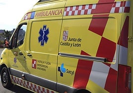 Ambulancia del Sacyl.