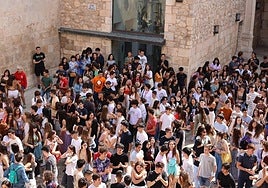 Estudiantes de nuevo ingreso en la Universidad de Burgos