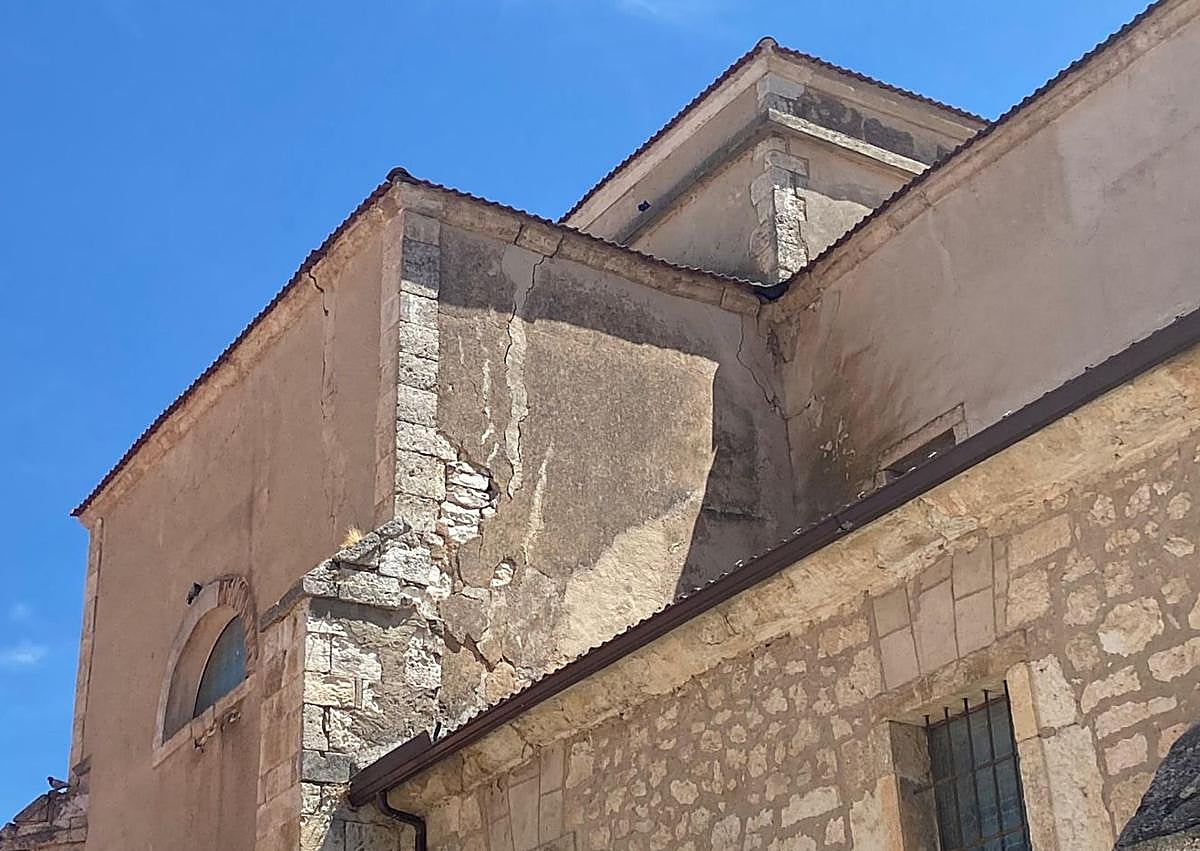 Clausuran la iglesia de un pueblo de Burgos por peligro de derrumbe ...
