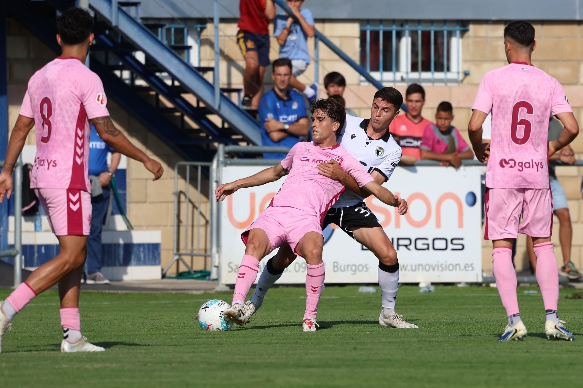 Todas las imágenes del tercer partido de pretemporada del Burgos CF