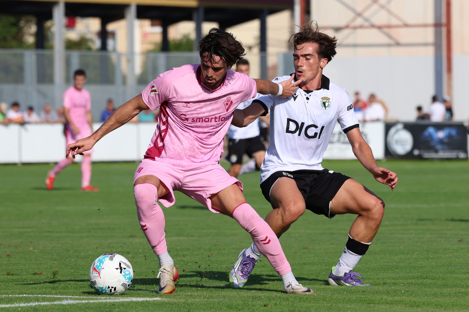 Todas las imágenes del tercer partido de pretemporada del Burgos CF