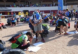 Imagen de una de las pasadas ediciones de la Raid y Rogaine O Pie Aventura Comelobos.