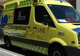 Ambulancia del Sacyl.