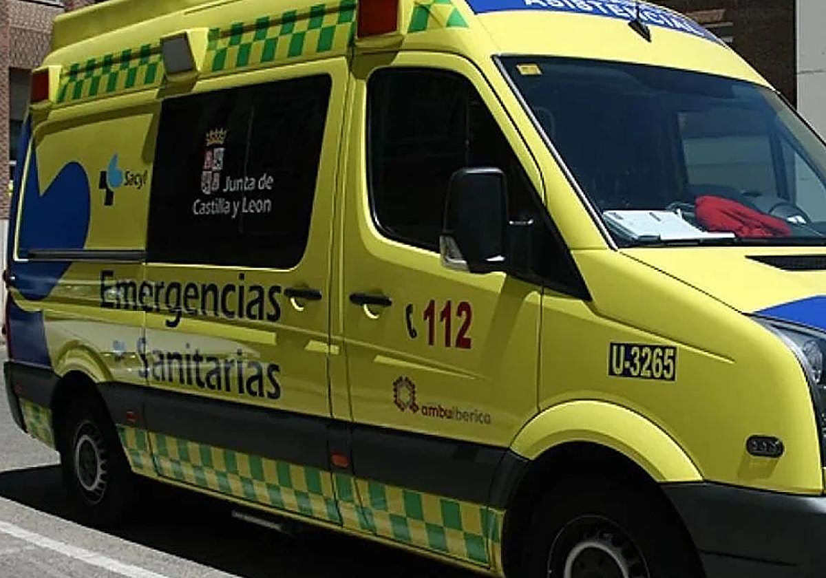 Ambulancia del Sacyl.