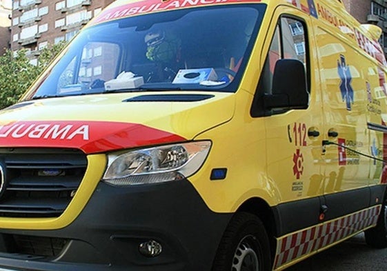 Ambulancia del Sacyl.