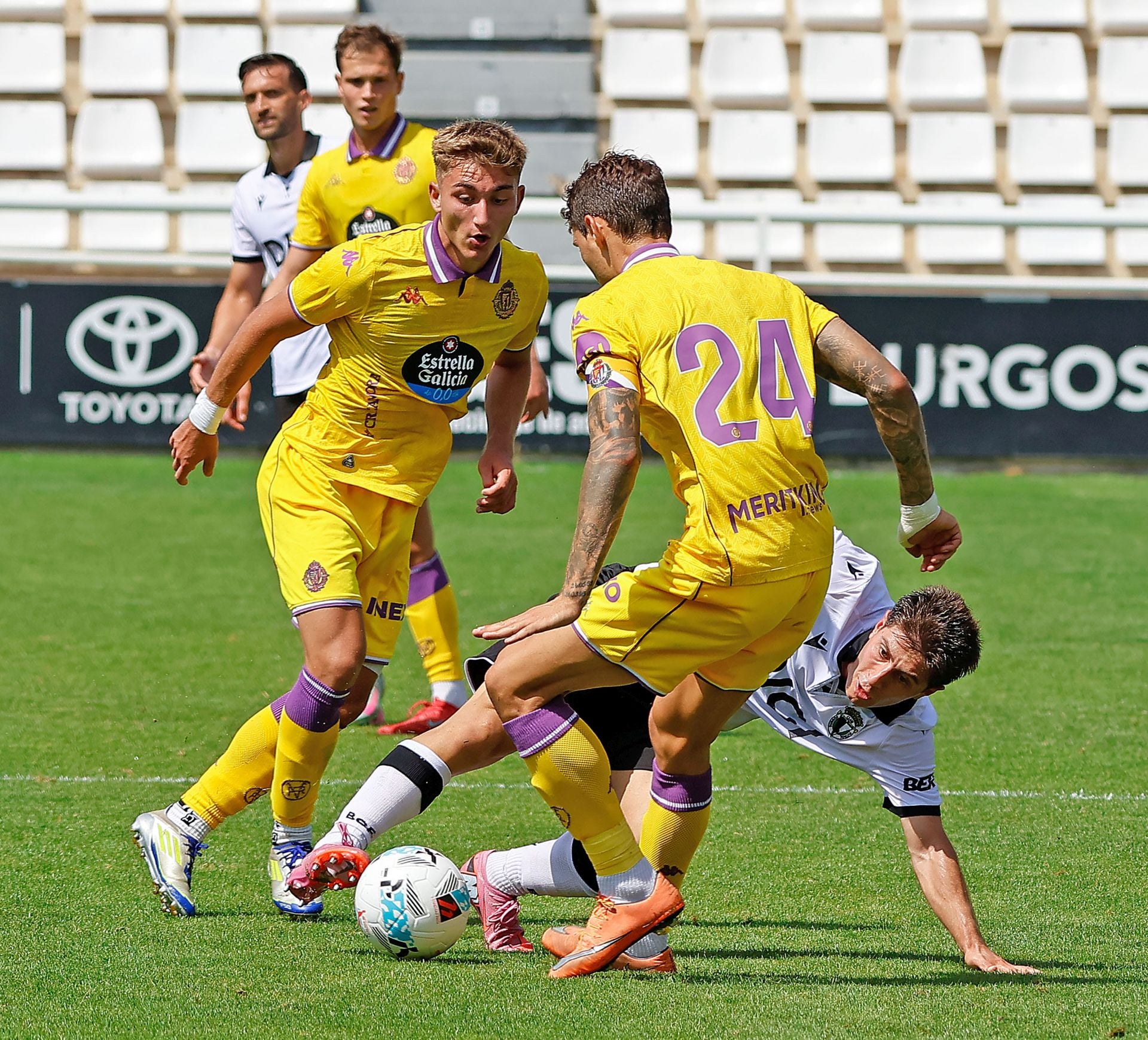 Todas las imágenes del cuarto y último partido de pretemporada del Burgos CF