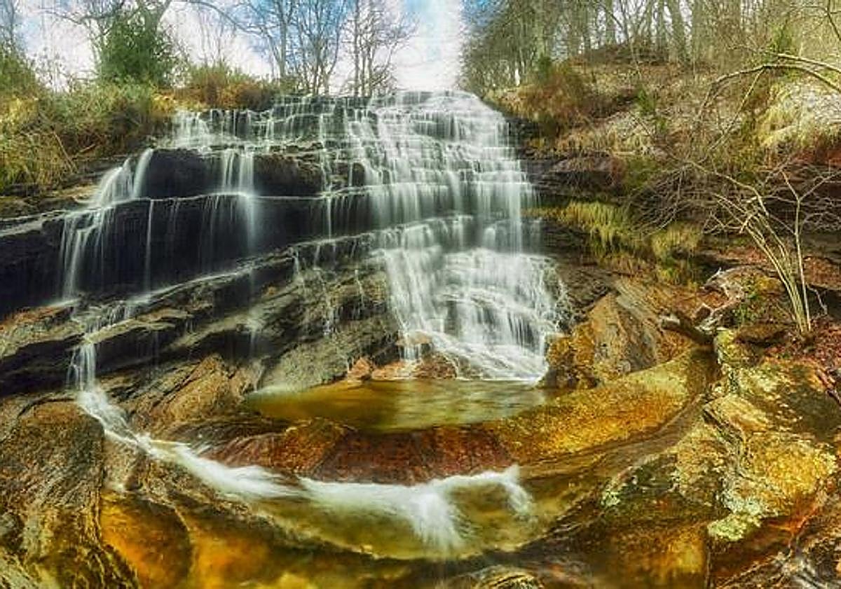 Imagen principal - Imágenes de la ruta e intinerario de la misma.