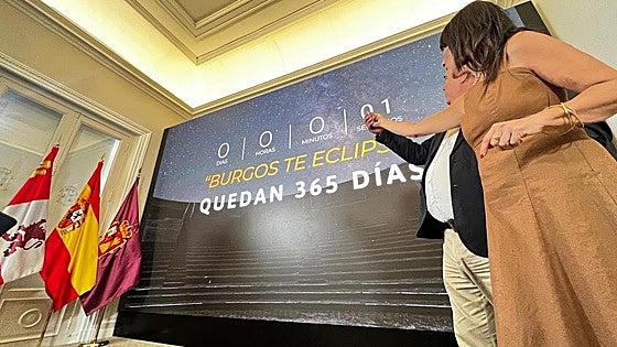 La Diputación de Burgos quiere contar con Felipe VI para el eclipse de sol de 2026