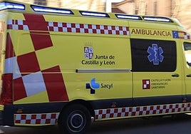 Ambulancia del Sacyl.