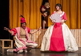 Representación de una obra de Lupulo Teatro.