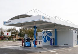 Imagen de archivo de una gasolinra.