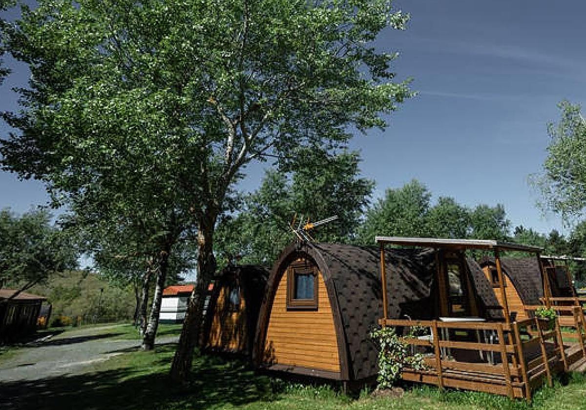 Imagen de archivo del camping Puerta de la Demanda, en Villasur de los Herreros.