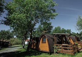 Imagen de archivo del camping Puerta de la Demanda, en Villasur de los Herreros.