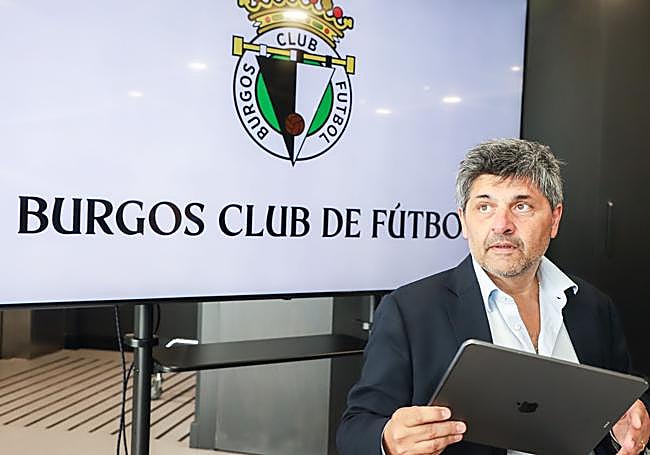 Marcelo Figoli, en rueda de prensa.