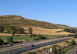 Carretera AP-1 a su paso por la provincia de Burgos.