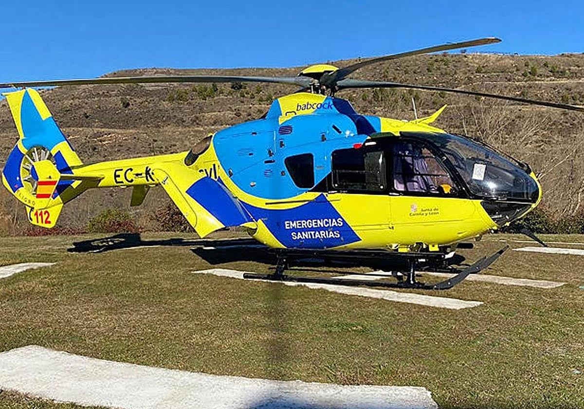 Imagen de archivo del helicóptero de emergencias sanitarias.