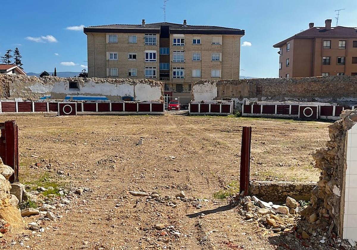 Estado actual de la plaza de toros de Medina.