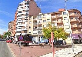 Cruce entre Ronda del Ferrocarril y Arenal, en Miranda de Ebro.