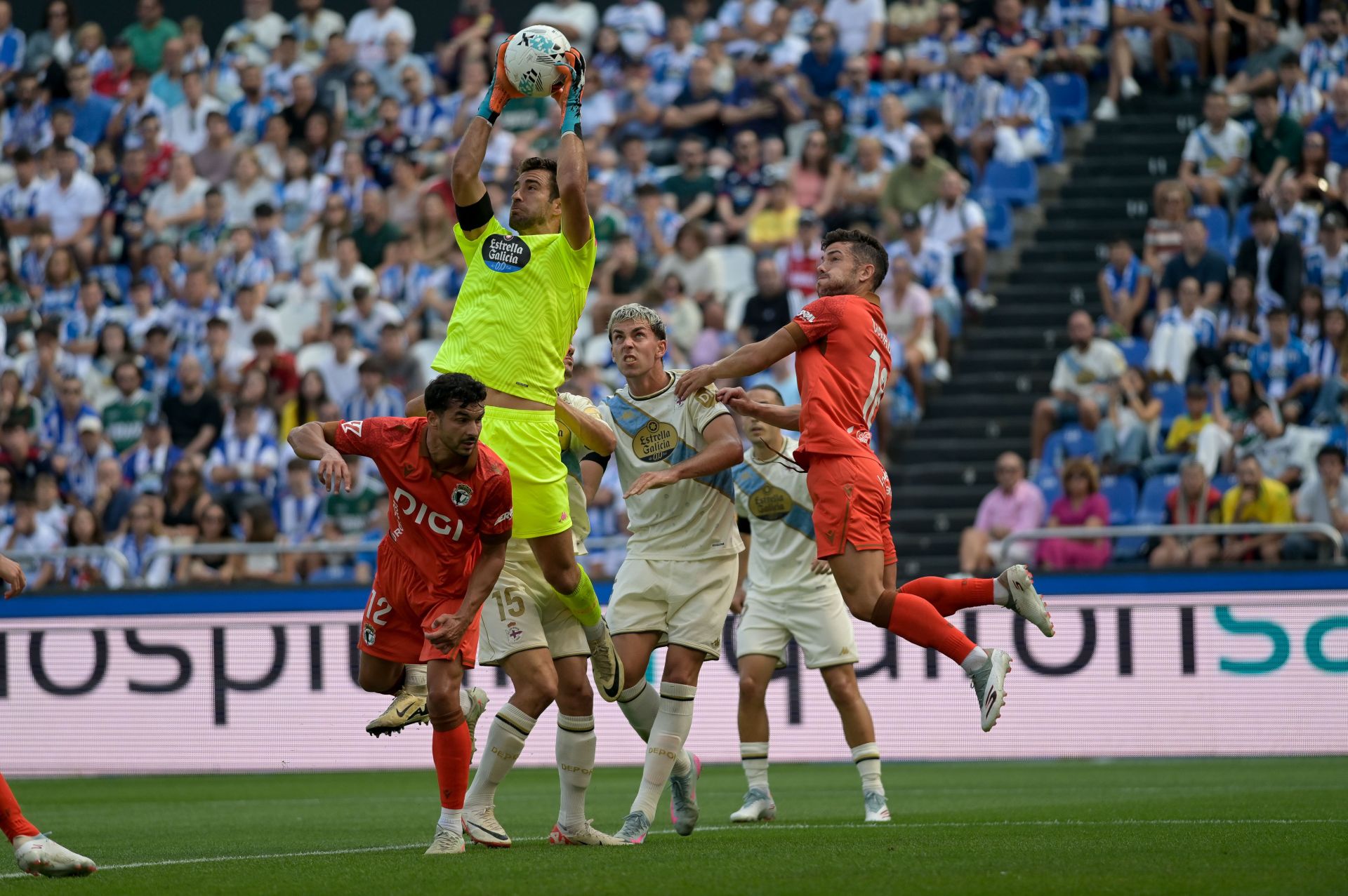 Así ha sido en imágenes el empate entre el Deportivo y el Burgos CF