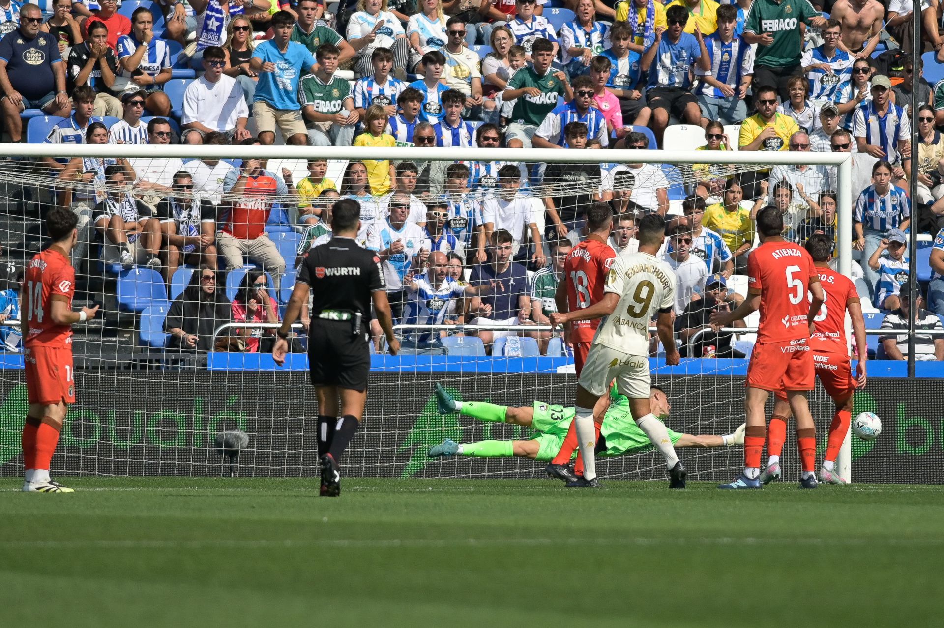 Así ha sido en imágenes el empate entre el Deportivo y el Burgos CF