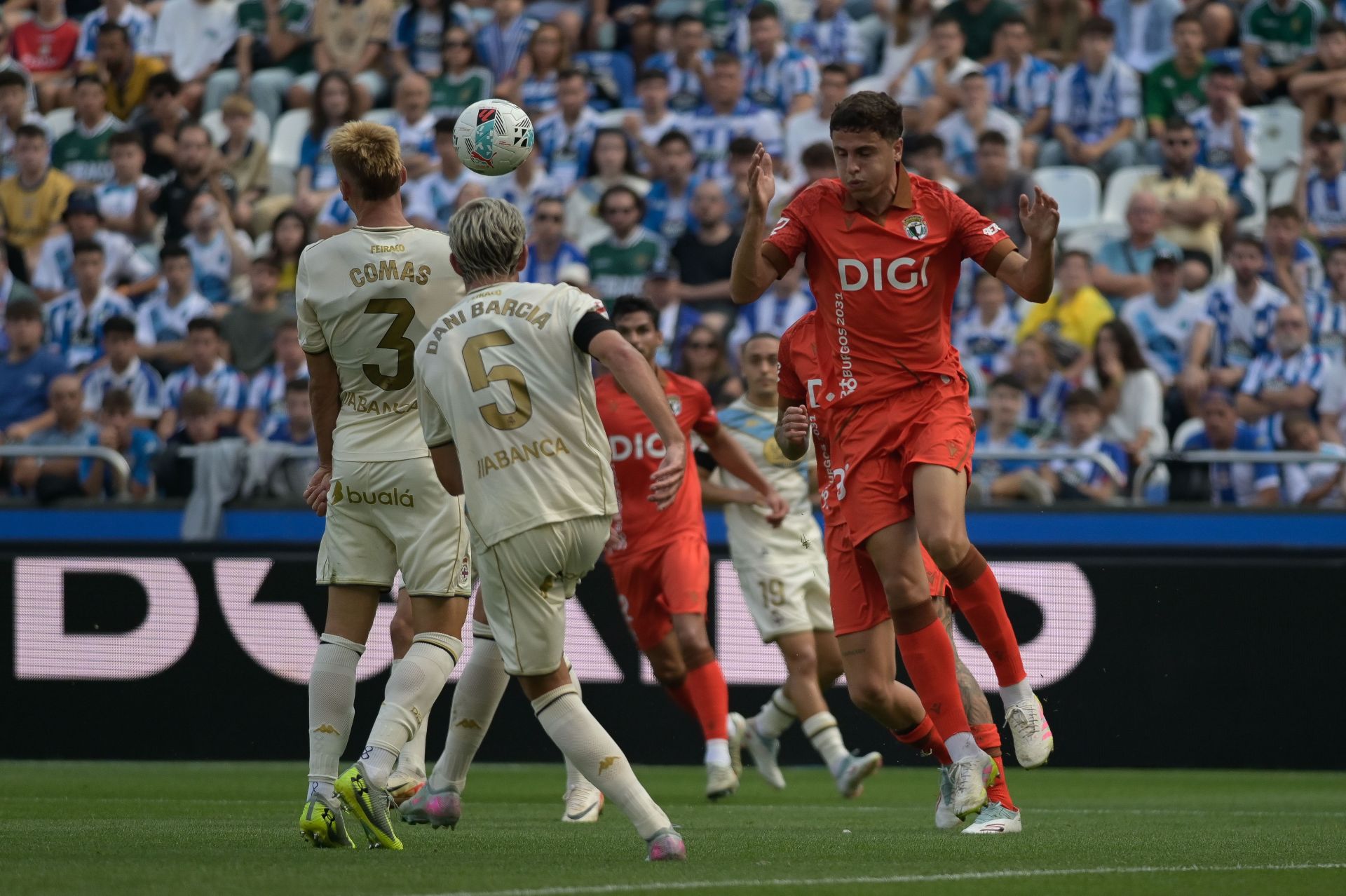 Así ha sido en imágenes el empate entre el Deportivo y el Burgos CF