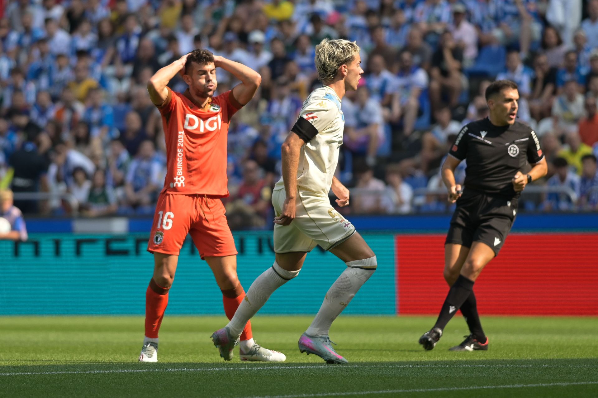 Así ha sido en imágenes el empate entre el Deportivo y el Burgos CF