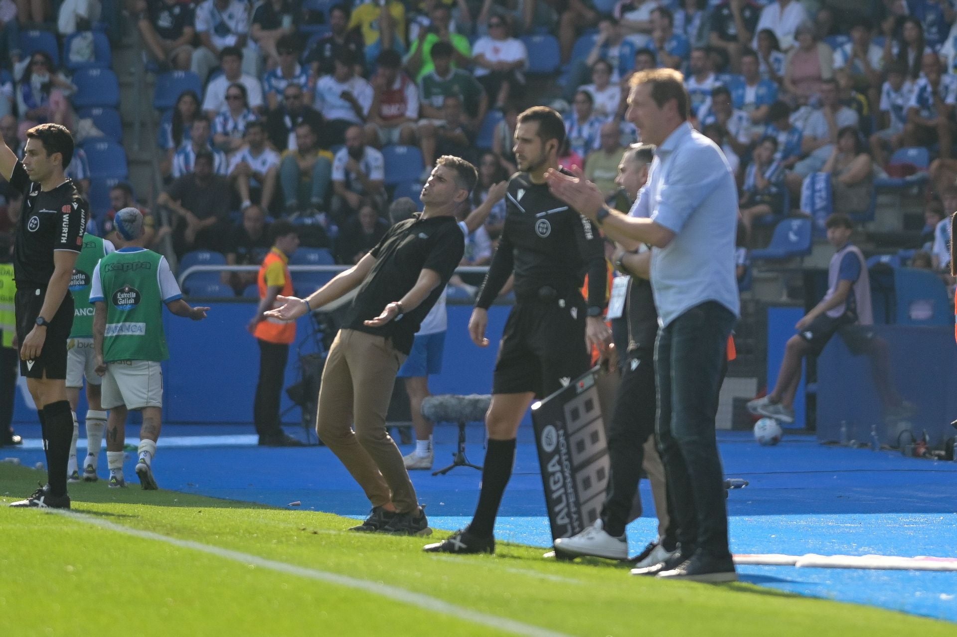 Así ha sido en imágenes el empate entre el Deportivo y el Burgos CF