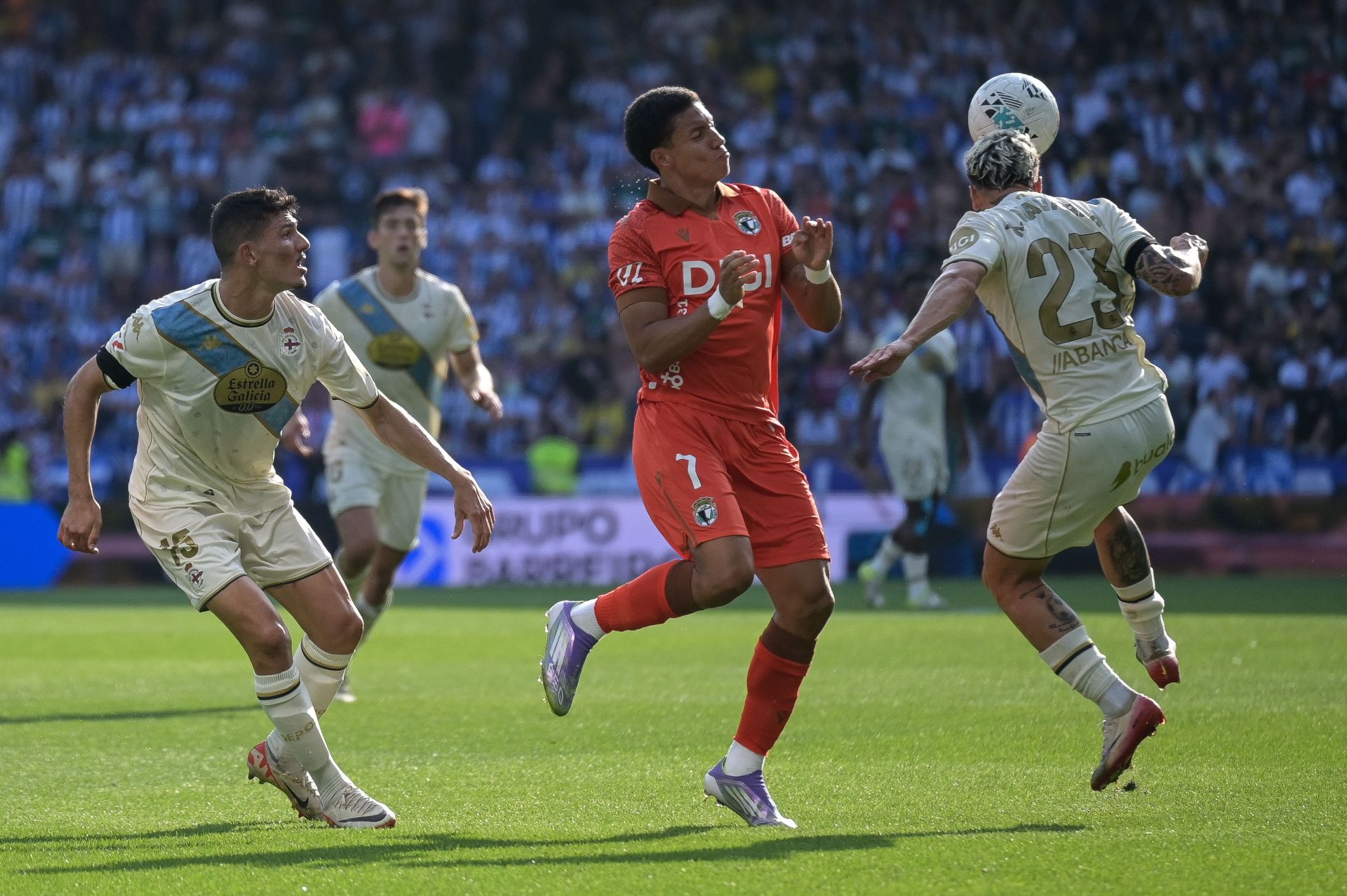 Así ha sido en imágenes el empate entre el Deportivo y el Burgos CF