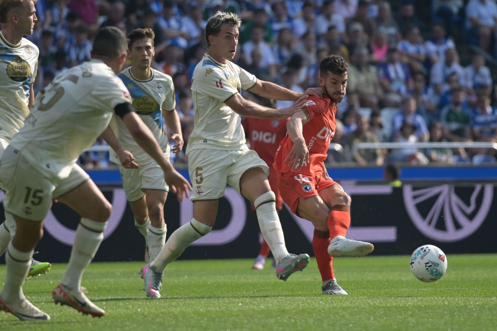 Así ha sido en imágenes el empate entre el Deportivo y el Burgos CF