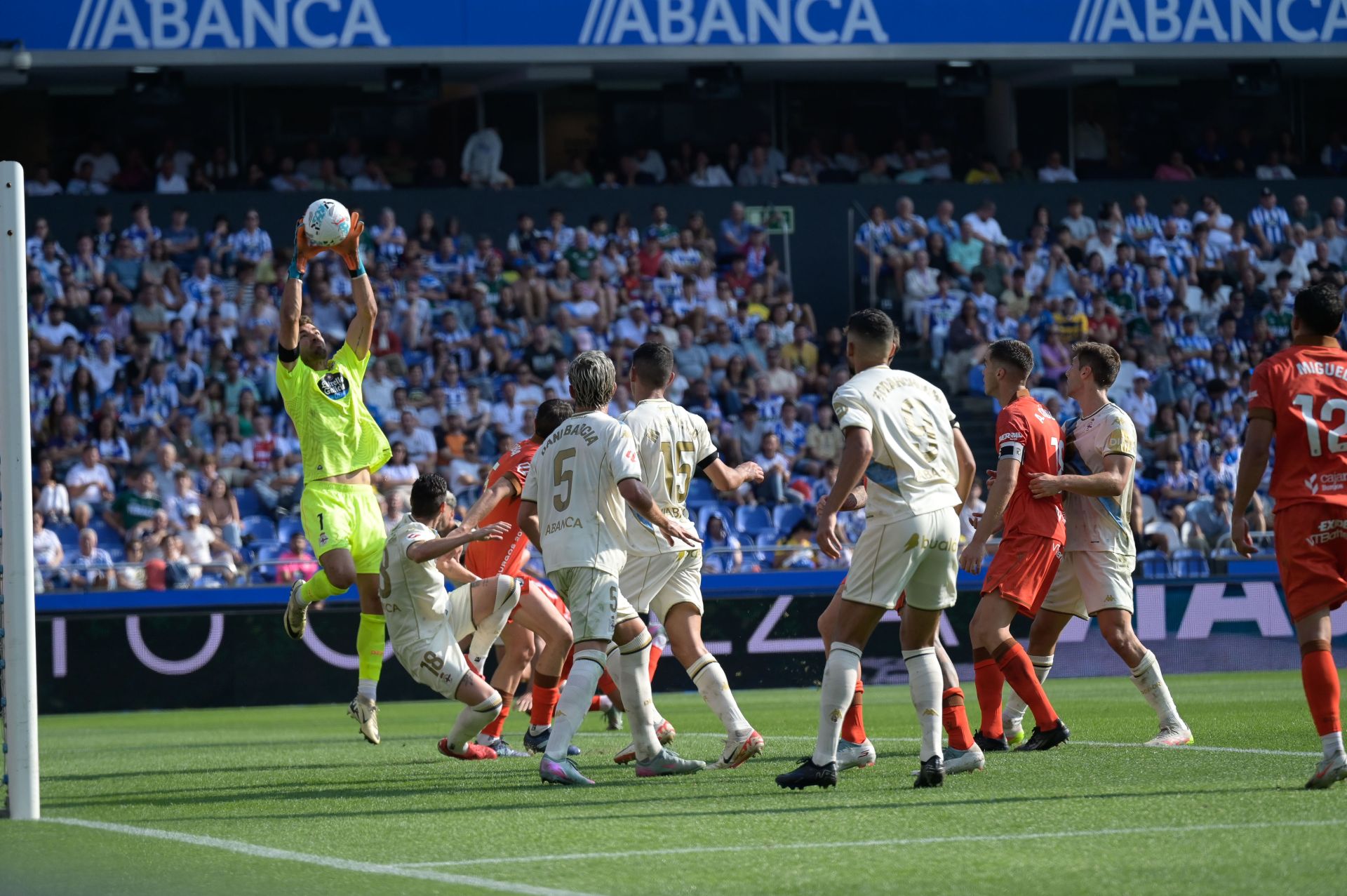 Así ha sido en imágenes el empate entre el Deportivo y el Burgos CF