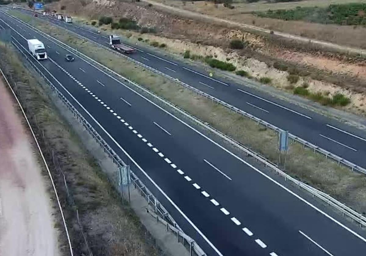 A-1 a su paso por Gumiel de Izán, Burgos.