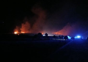 Controlado un incendio en la comarca de Burgos de la Sierra de la Demanda que ha arrasado 10,25 hectáreas