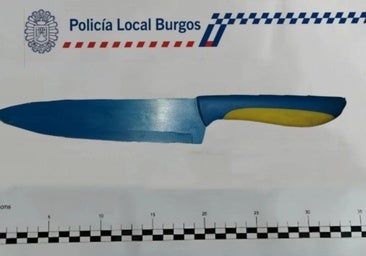 Detenida una mujer en Burgos por agredir a su pareja con un cuchillo de cocina