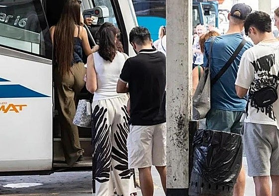 magen de una estación de autobuses de Castilla y León.