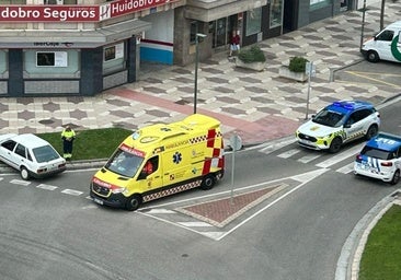 Un turismo pierde el control en una rotonda y sufre un aparatoso accidente en Burgos
