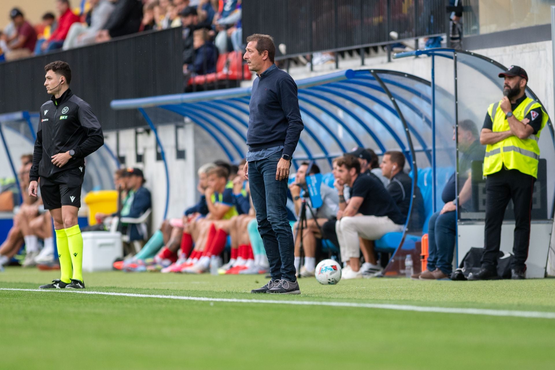 El partido del Burgos CF en Andorra, en imágenes