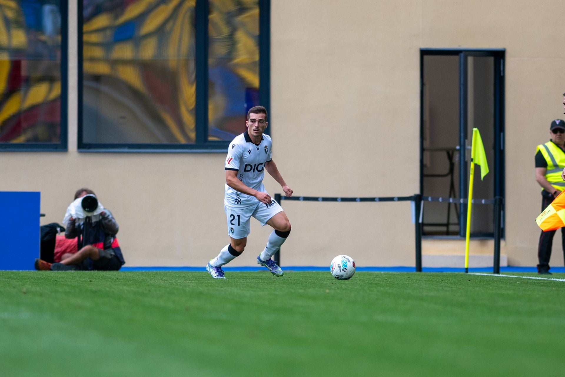 El partido del Burgos CF en Andorra, en imágenes