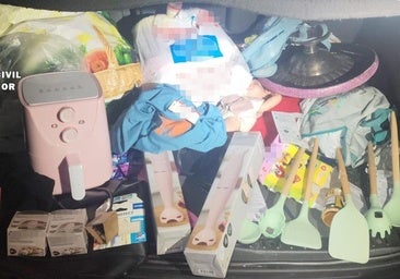 Recuperan en Burgos productos robados en un supermercado de La Rioja