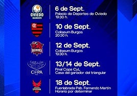 El San Pablo Burgos ya conoce su calendario de pretemporada