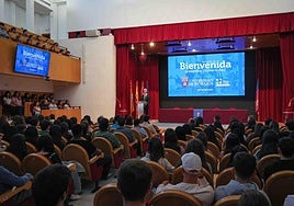 Acto de bienvenida a los nuevos alumnos.