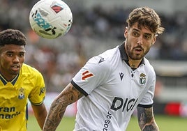 Imagen del último partido del Burgos CF.