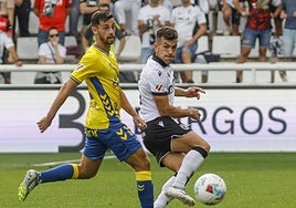 Imagen del encuentro entre Burgos CF y UD Las Palmas