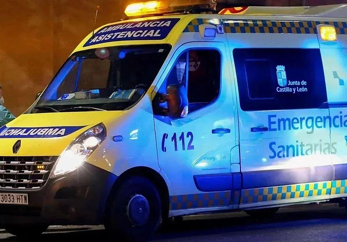 Tres heridos en la colisión entre dos turismos en Burgos