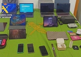 Objetos robados del interior de autocaravanas en Burgos.