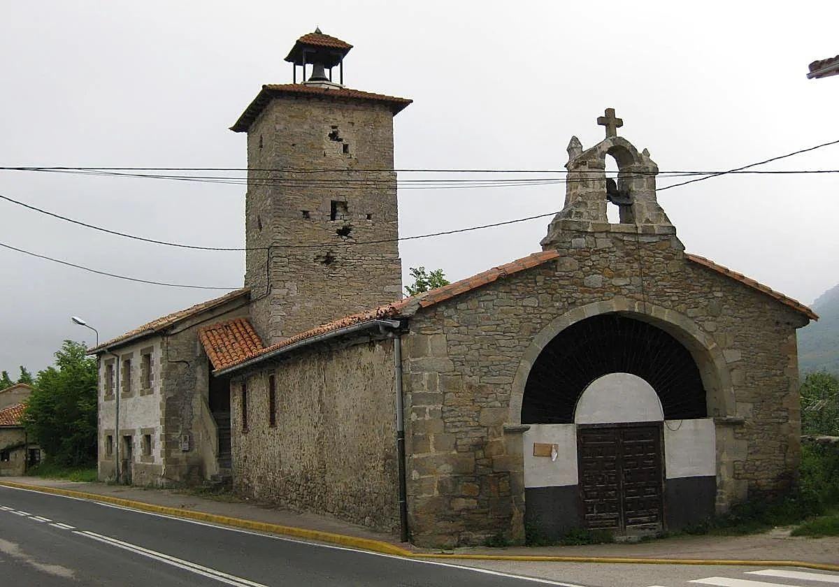Vista de Villasante, en Merindad de Montija, Burgos.